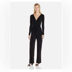 NWT Bcbgeneration Surplice Jumpsuit - Black
